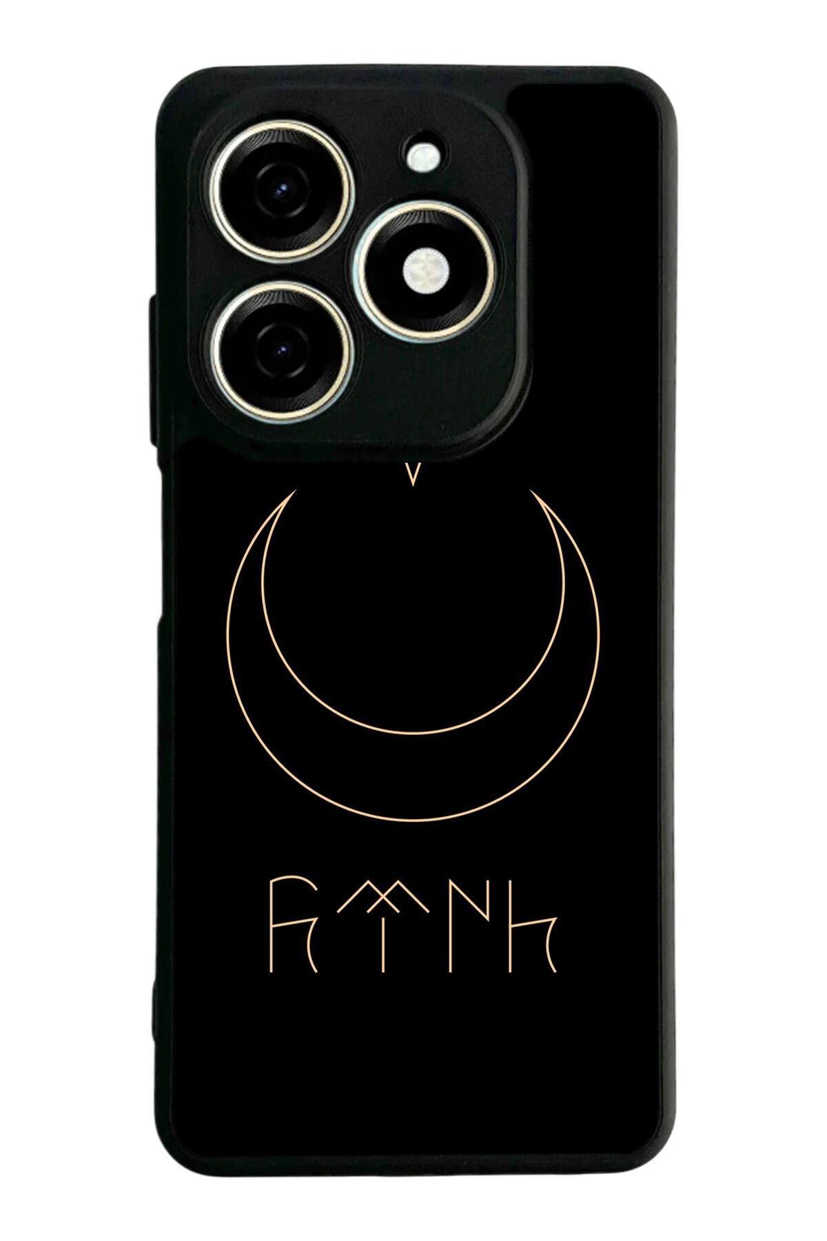 Infınıx Smart 8 Pro Uyumlu Bozkurt Tasarımlı Glossy Premium Kılıf