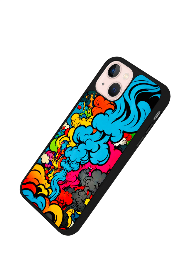 iPhone 14 Plus Uyumlu Abstract Tasarımlı Glossy Premium Kılıf