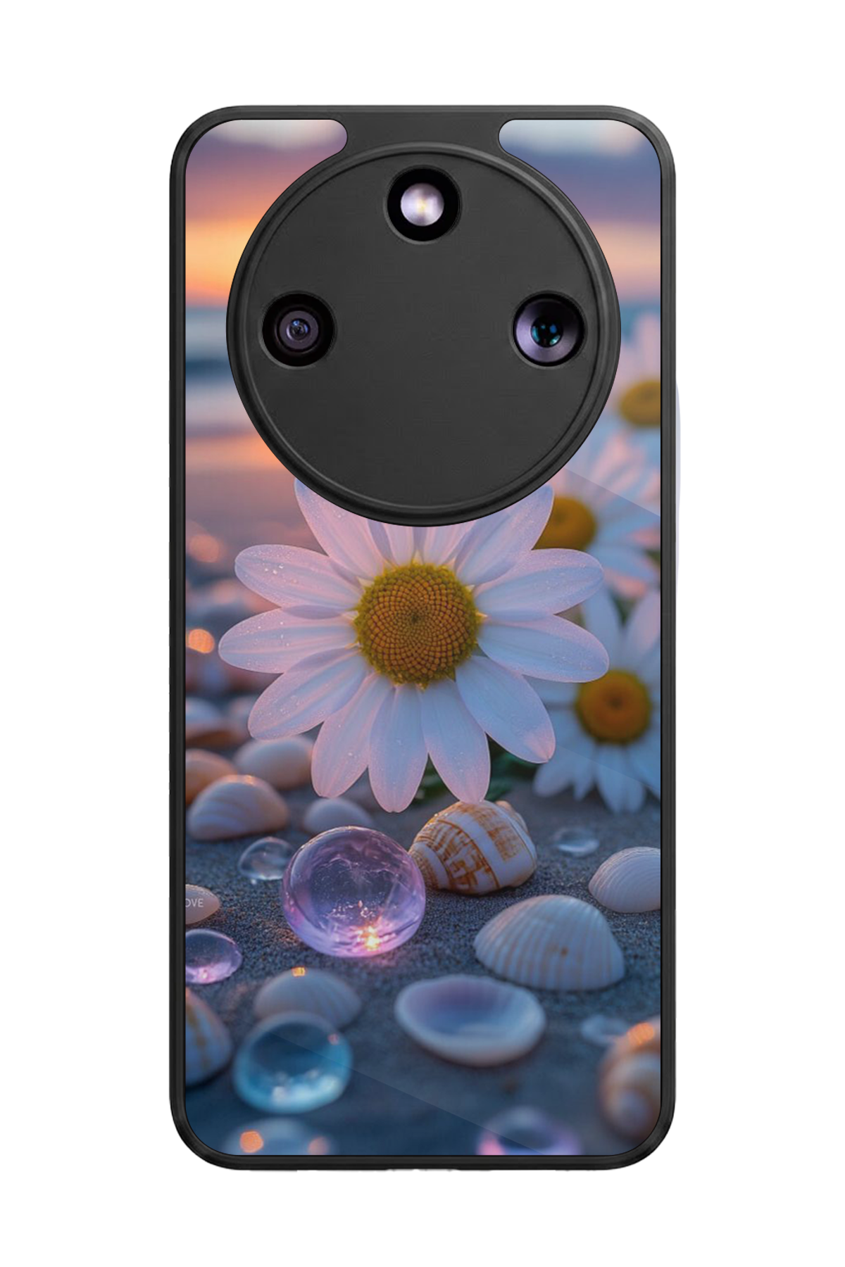Honor Magic 8 Lite Uyumlu Cicek Tasarımlı Glossy Premium Kılıf