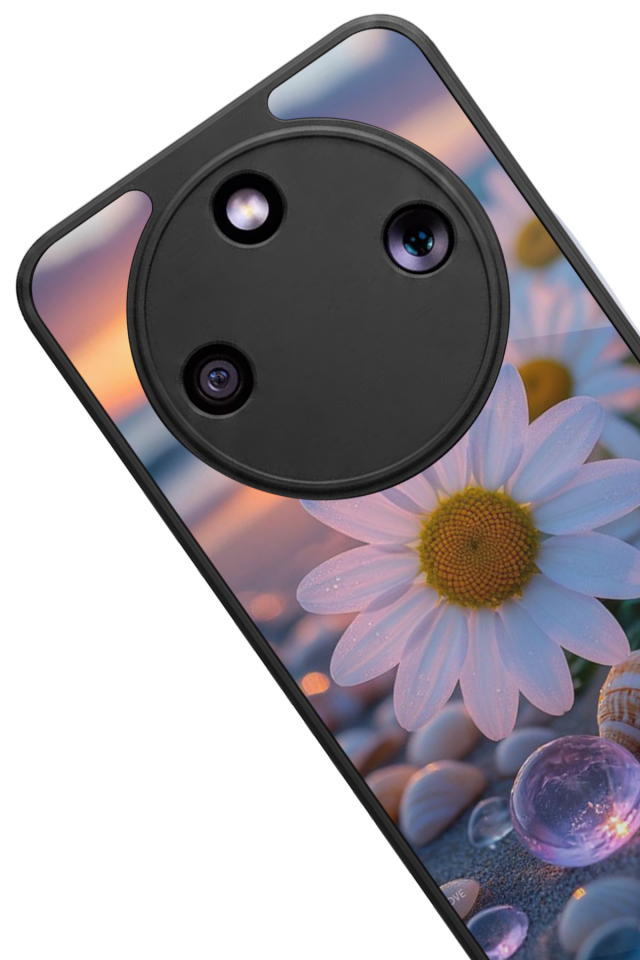 Honor Magic 8 Lite Uyumlu Cicek Tasarımlı Glossy Premium Kılıf