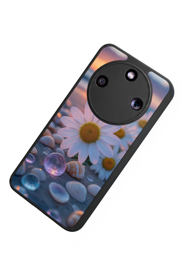 Honor Magic 8 Lite Uyumlu Cicek Tasarımlı Glossy Premium Kılıf