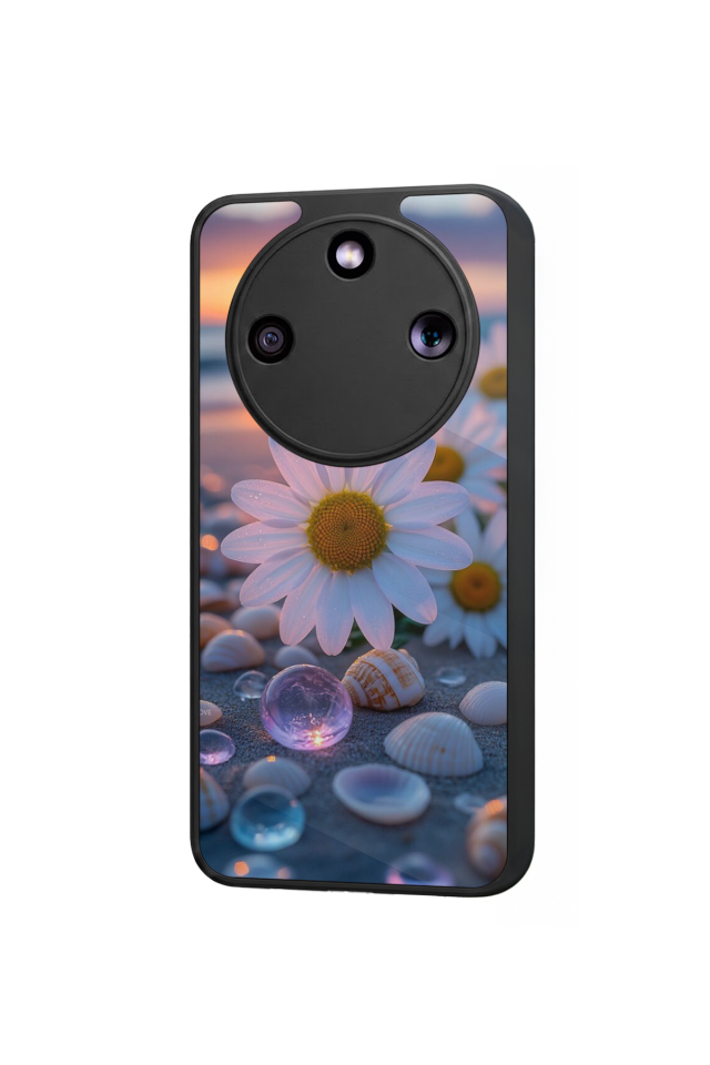 Honor Magic 8 Lite Uyumlu Cicek Tasarımlı Glossy Premium Kılıf