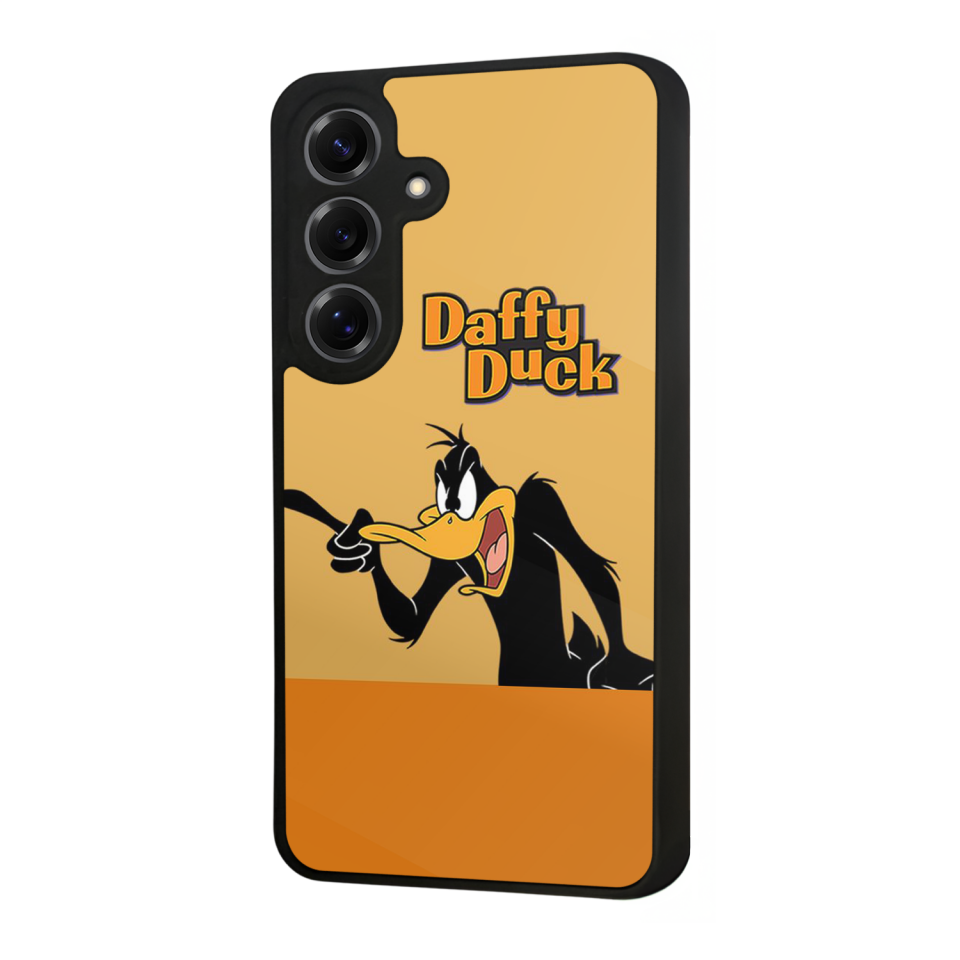 Samsung Galaxy S25 Uyumlu Daffy duck Tasarımlı Glossy Premium Kılıf