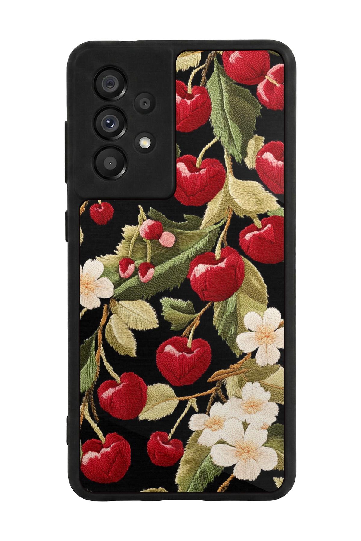 Samsung Galaxy A73 Uyumlu Floral Tasarımlı Glossy Premium Kılıf