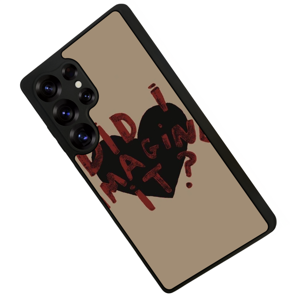 Samsung Galaxy S25 Ultra Uyumlu Kalp Love Tasarımlı Glossy Premium Kılıf