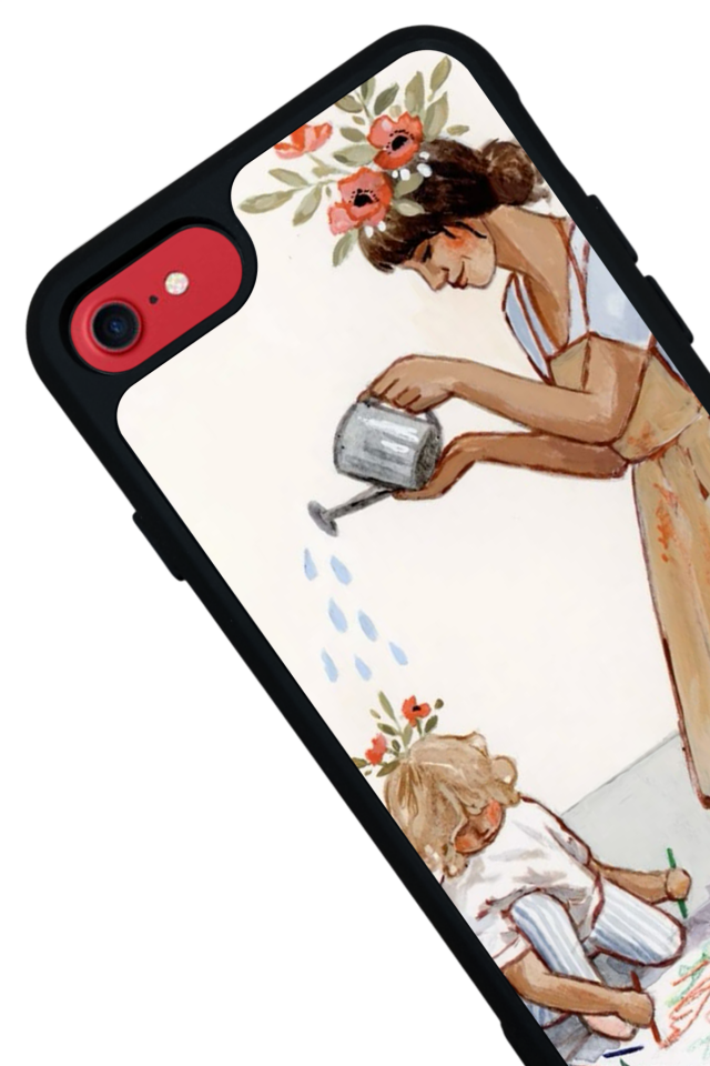 iPhone 8 Uyumlu Kalp Love Tasarımlı Glossy Premium Kılıf
