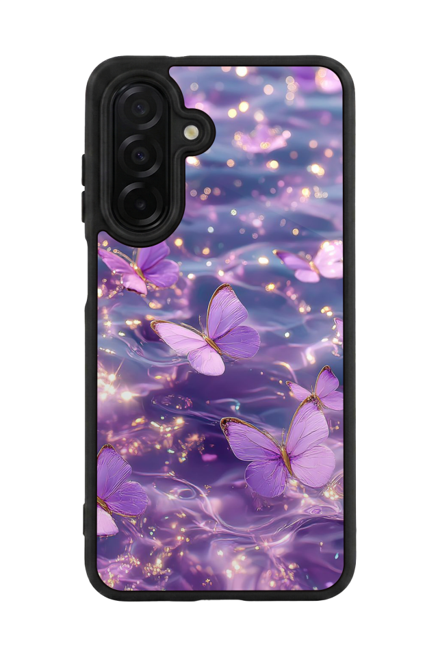 Samsung Galaxy A56 Uyumlu Kelebek Tasarımlı Glossy Premium Kılıf