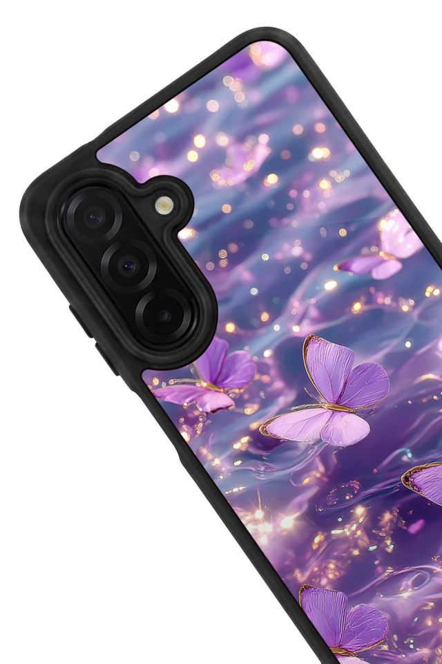 Samsung Galaxy A56 Uyumlu Kelebek Tasarımlı Glossy Premium Kılıf