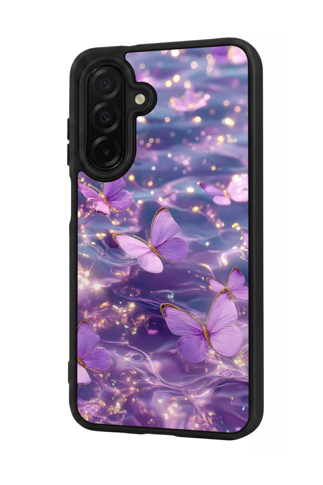 Samsung Galaxy A56 Uyumlu Kelebek Tasarımlı Glossy Premium Kılıf