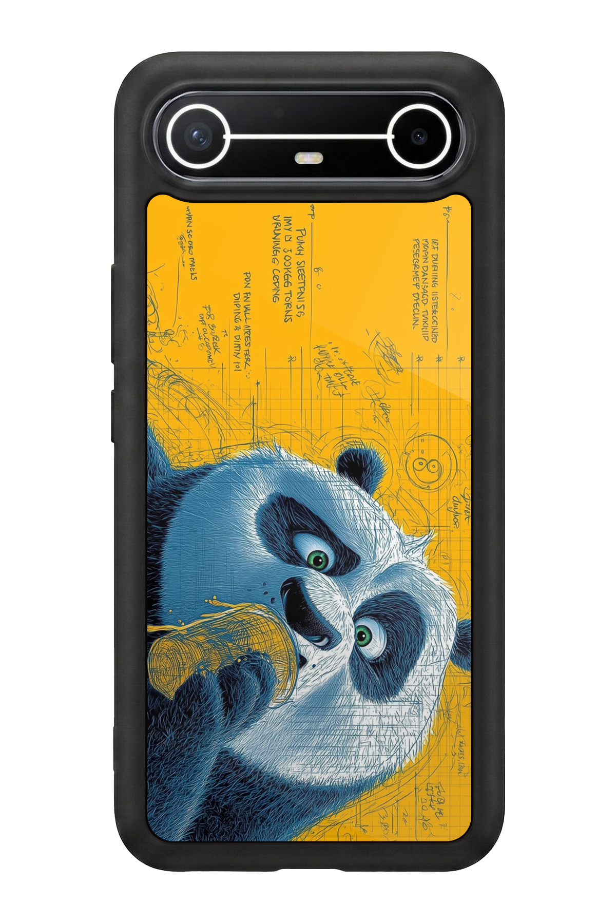 Tecno Spark Slim 5G Uyumlu Kung Fu Panda Tasarımlı Glossy Premium Kılıf