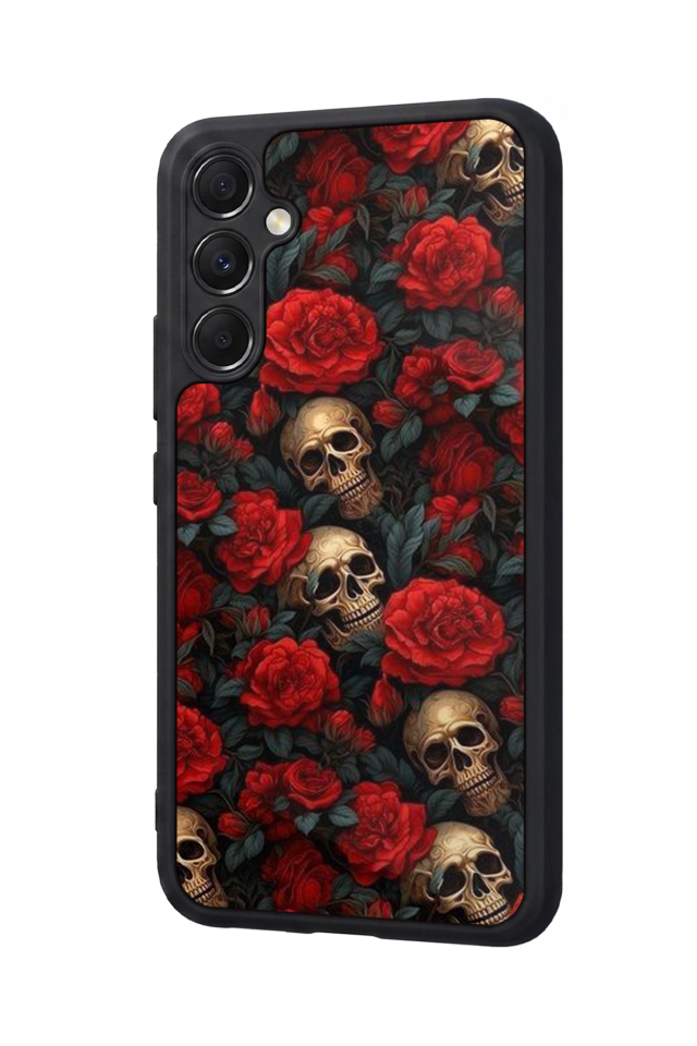 Samsung Galaxy A34 Uyumlu KuruKafa Tasarımlı Glossy Premium Kılıf