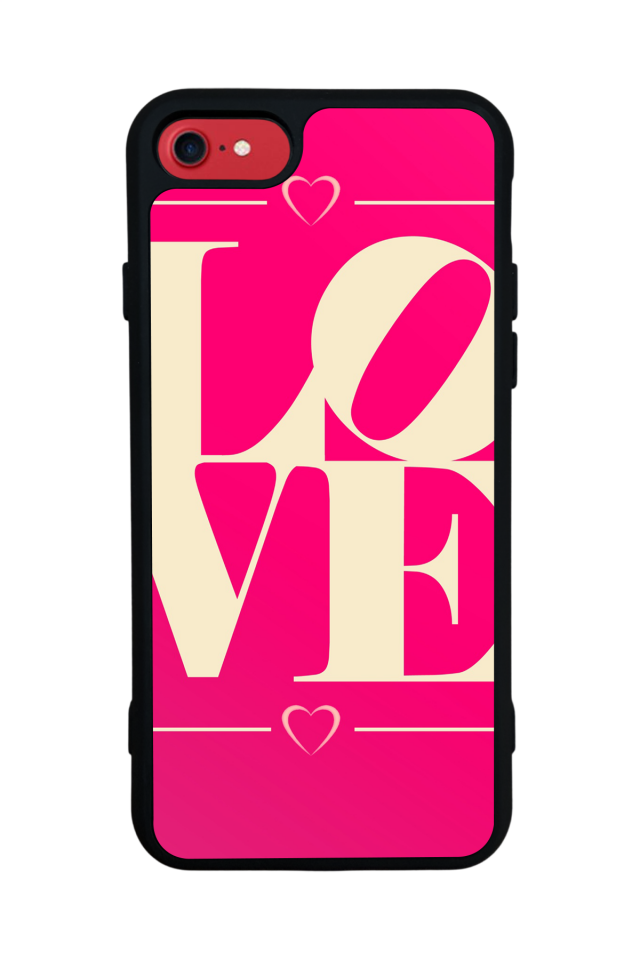 iPhone 7 Uyumlu Love Tasarımlı Glossy Premium Kılıf