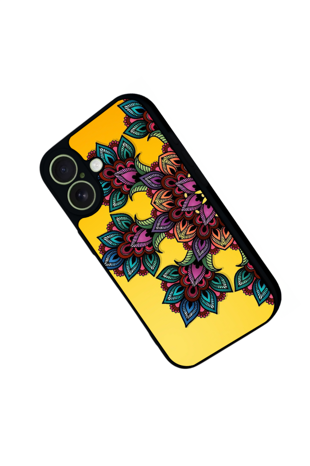 iPhone 17 Uyumlu Mandala Tasarımlı Glossy Premium Kılıf