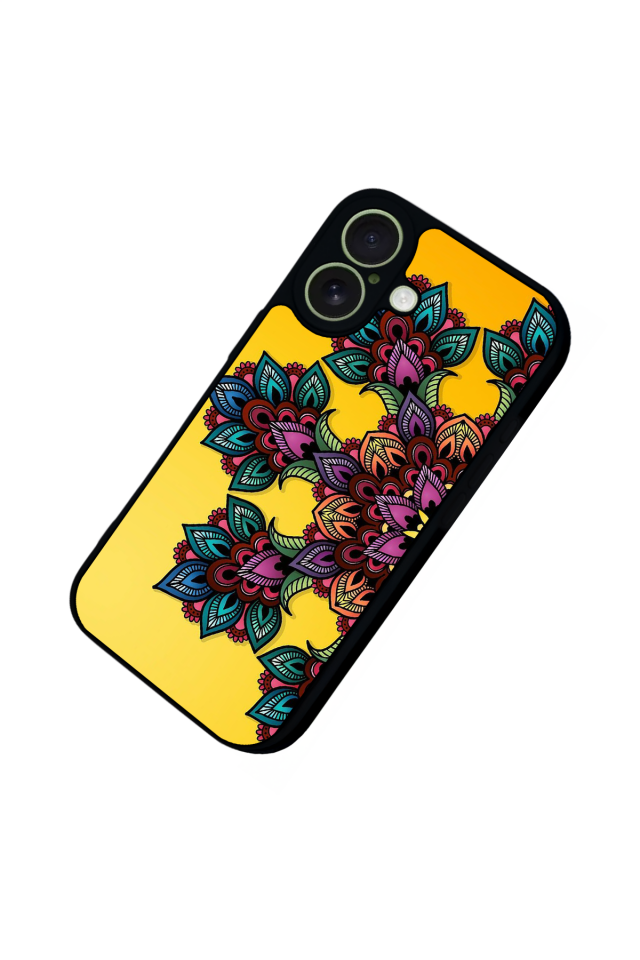 iPhone 17 Uyumlu Mandala Tasarımlı Glossy Premium Kılıf