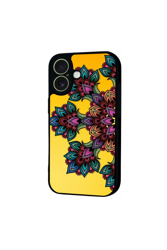 iPhone 17 Uyumlu Mandala Tasarımlı Glossy Premium Kılıf