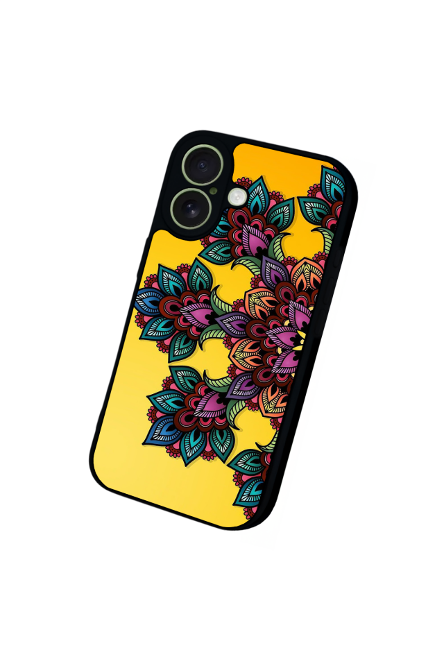 iPhone 17 Uyumlu Mandala Tasarımlı Glossy Premium Kılıf