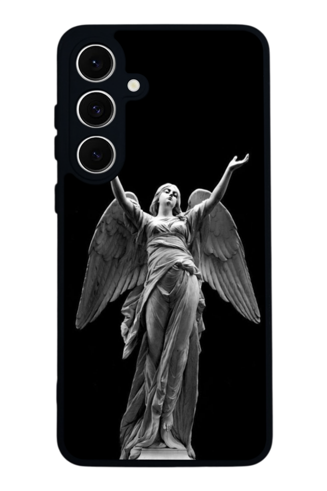 Samsung Galaxy S24 FE Uyumlu Melek Tasarımlı Glossy Premium Kılıf