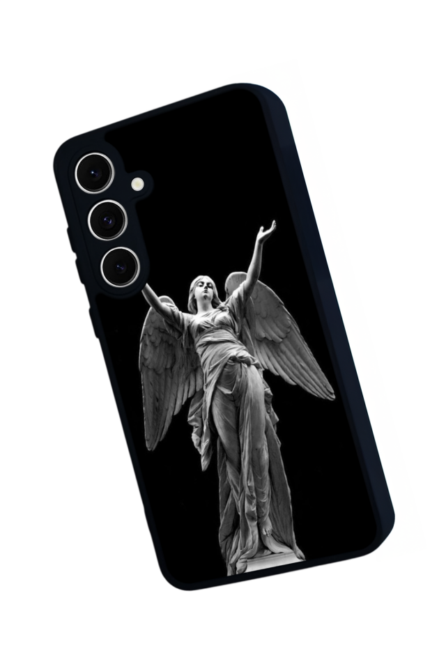 Samsung Galaxy S24 FE Uyumlu Melek Tasarımlı Glossy Premium Kılıf
