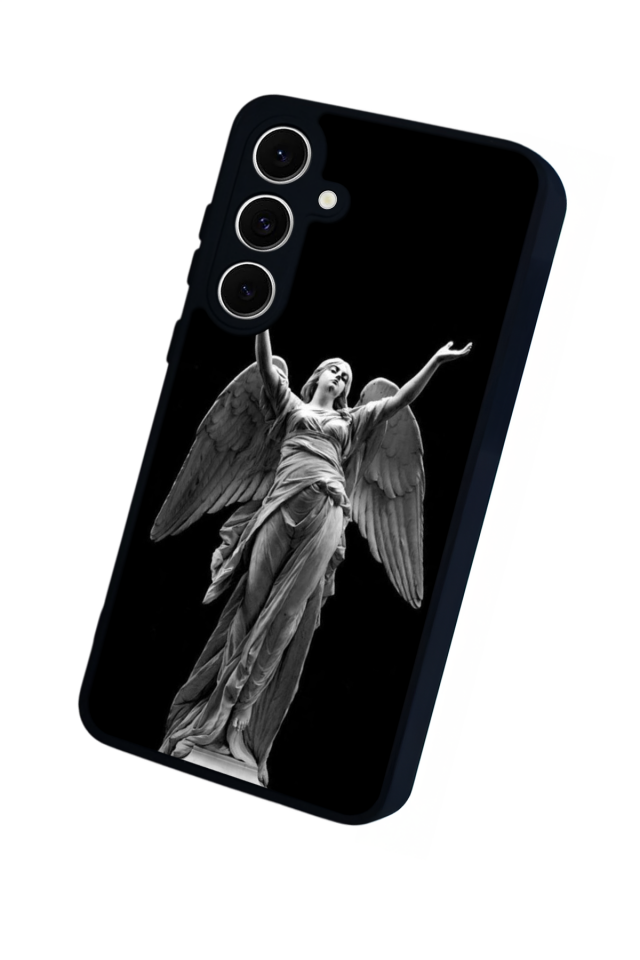 Samsung Galaxy S24 FE Uyumlu Melek Tasarımlı Glossy Premium Kılıf