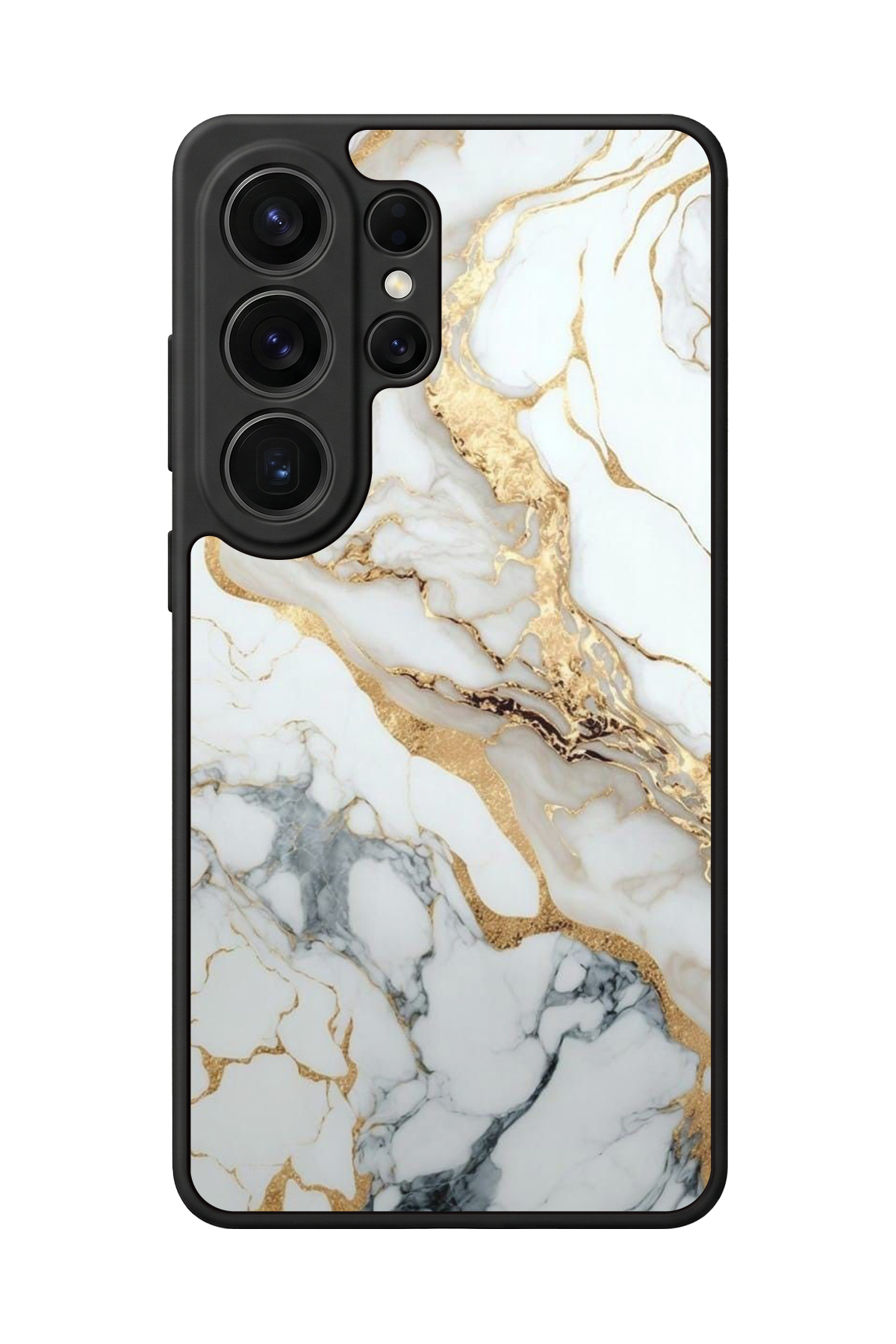 Samsung Galaxy S26 Ultra Uyumlu Mermer Marble Tasarımlı Glossy Premium Kılıf