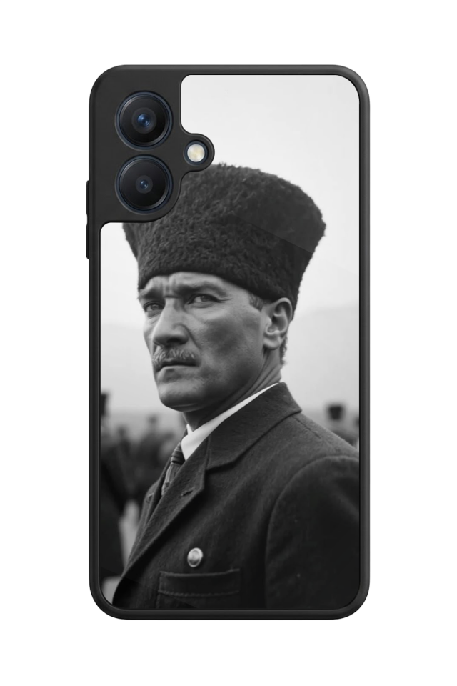 Samsung Galaxy A07 Uyumlu Mustafa Kemal Ataturk Tasarımlı Glossy Premium Kılıf