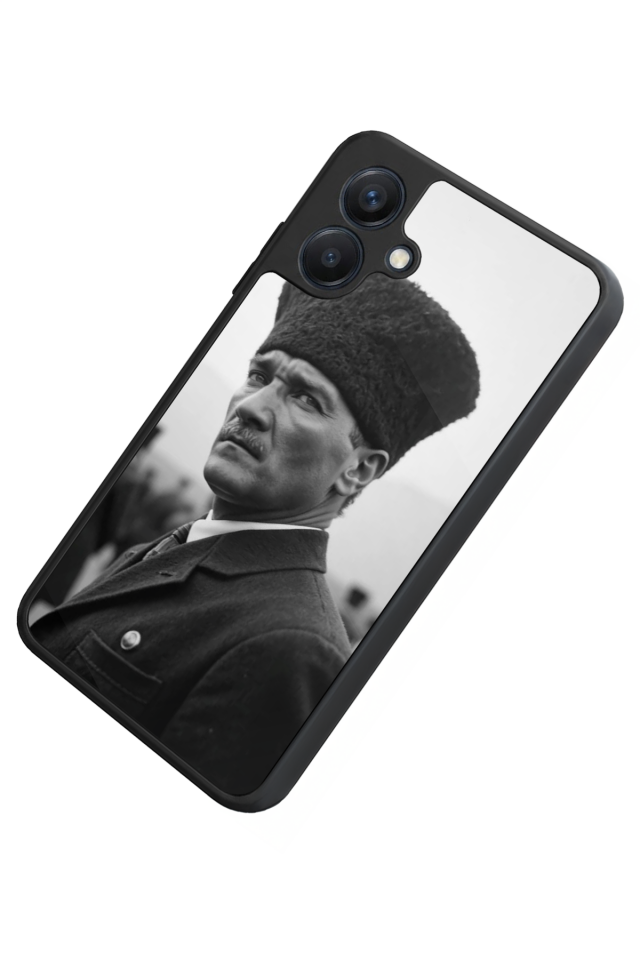 Samsung Galaxy A07 Uyumlu Mustafa Kemal Ataturk Tasarımlı Glossy Premium Kılıf