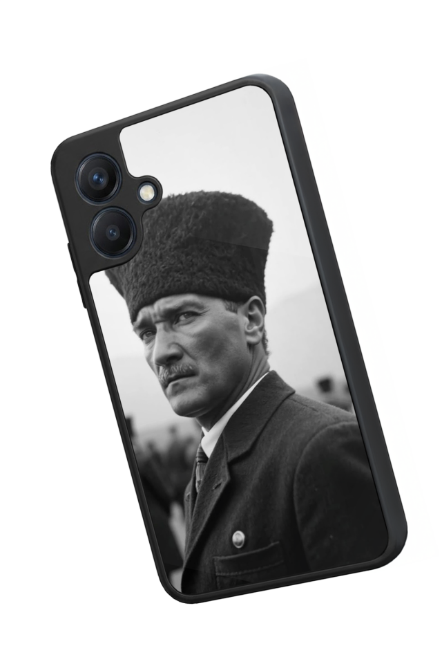 Samsung Galaxy A07 Uyumlu Mustafa Kemal Ataturk Tasarımlı Glossy Premium Kılıf