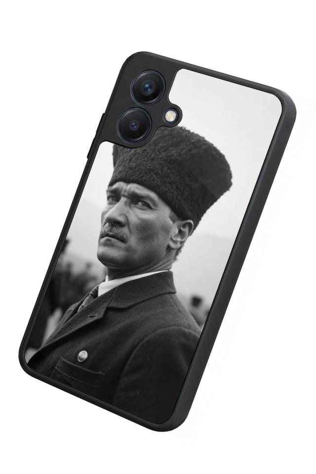 Samsung Galaxy A07 Uyumlu Mustafa Kemal Ataturk Tasarımlı Glossy Premium Kılıf
