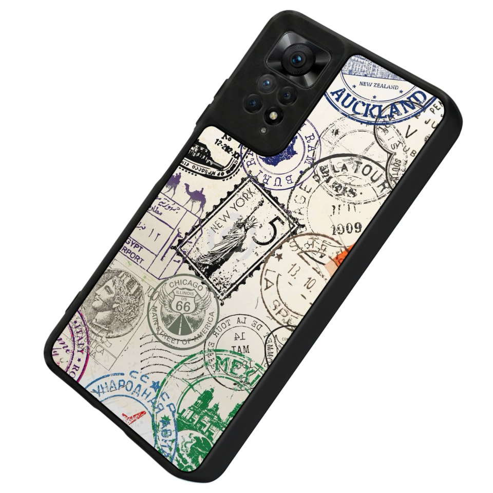 Xiaomi Redmi Note 12 Pro Uyumlu Poster Tasarımlı Glossy Premium Kılıf