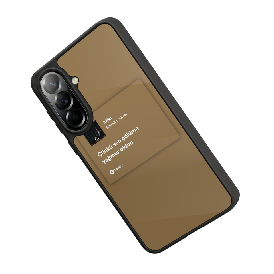 Samsung Galaxy A57 Uyumlu Sarki Sozleri Tasarımlı Glossy Premium Kılıf