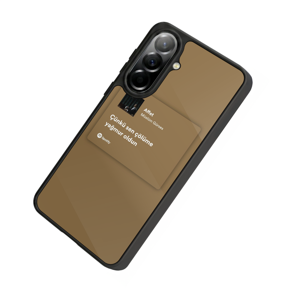 Samsung Galaxy A57 Uyumlu Sarki Sozleri Tasarımlı Glossy Premium Kılıf