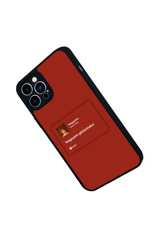 iPhone 12 Pro Max Uyumlu Sarki Sozleri Tasarımlı Glossy Premium Kılıf