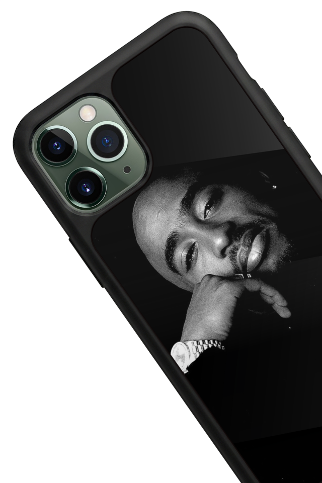 iPhone 11 Pro Uyumlu Tupac Tasarımlı Glossy Premium Kılıf