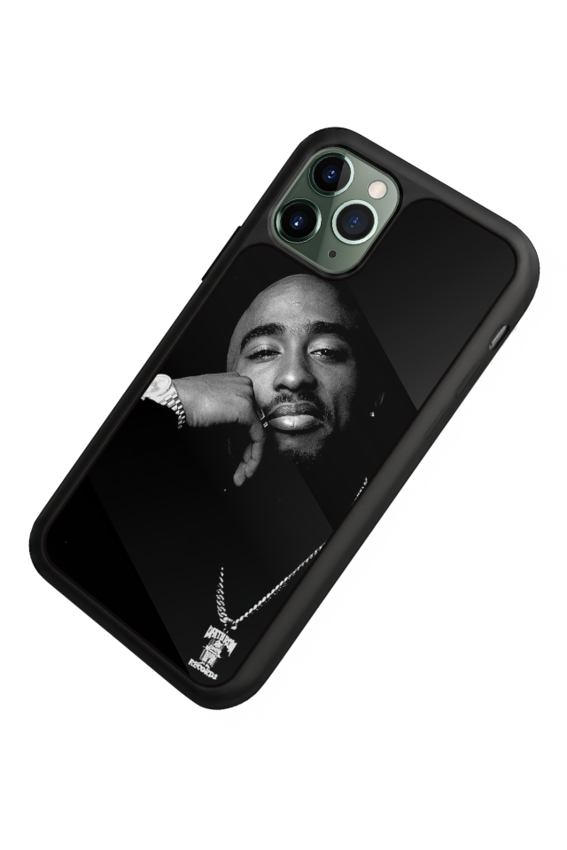 iPhone 11 Pro Uyumlu Tupac Tasarımlı Glossy Premium Kılıf