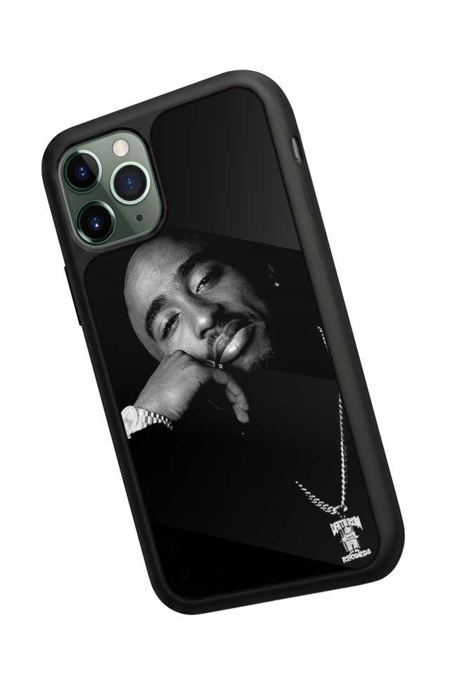 iPhone 11 Pro Uyumlu Tupac Tasarımlı Glossy Premium Kılıf