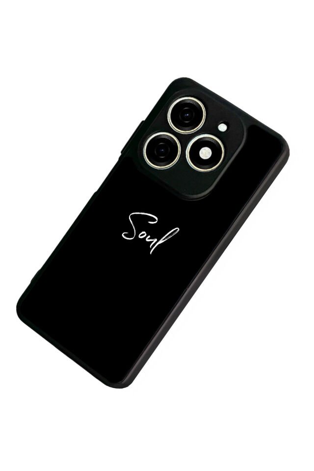 Tecno Spark 20/20C Uyumlu SOUL Tasarımlı Glossy Premium Kılıf