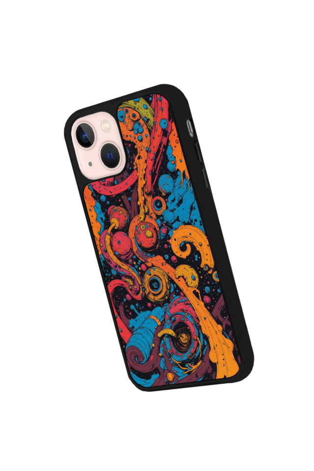iPhone 14 Plus Uyumlu Abstract Tasarımlı Glossy Premium Kılıf