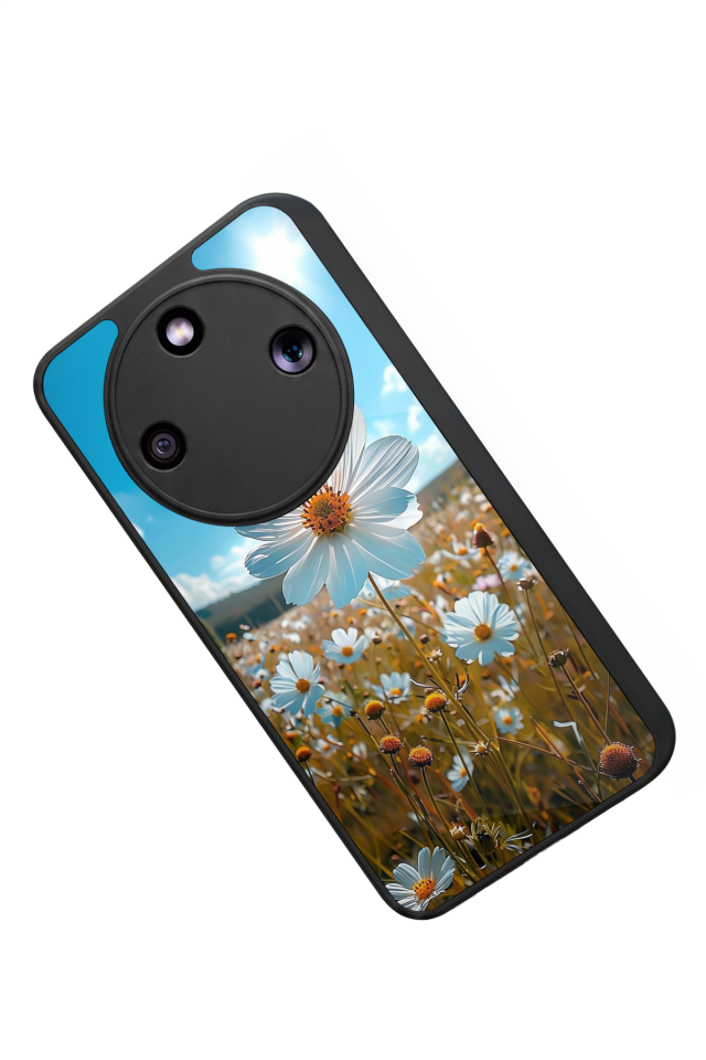 Honor Magic 8 Lite Uyumlu Cicek Tasarımlı Glossy Premium Kılıf