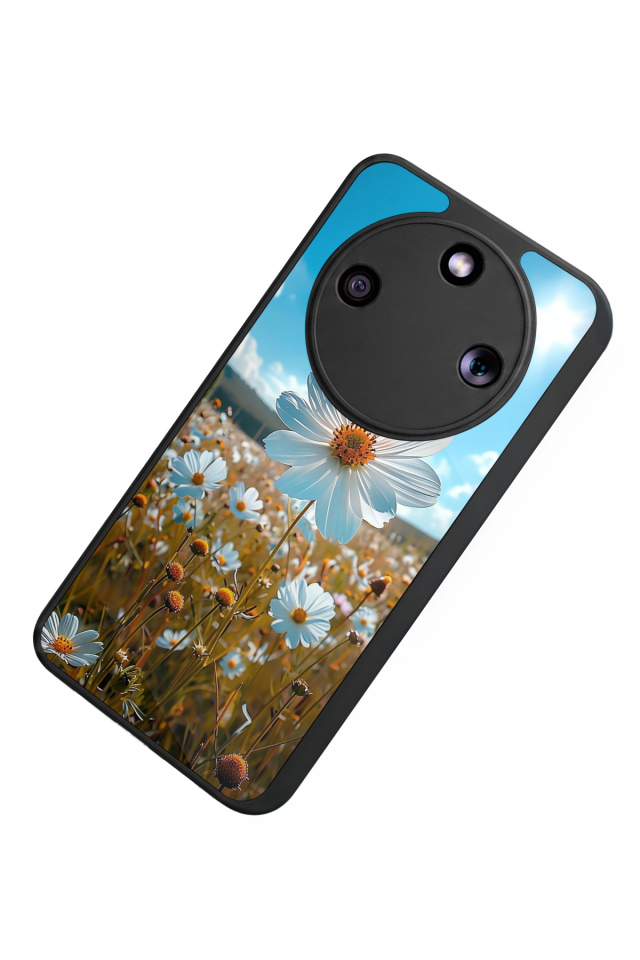 Honor Magic 8 Lite Uyumlu Cicek Tasarımlı Glossy Premium Kılıf