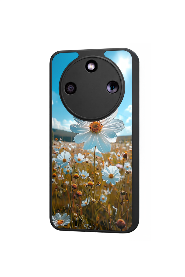 Honor Magic 8 Lite Uyumlu Cicek Tasarımlı Glossy Premium Kılıf