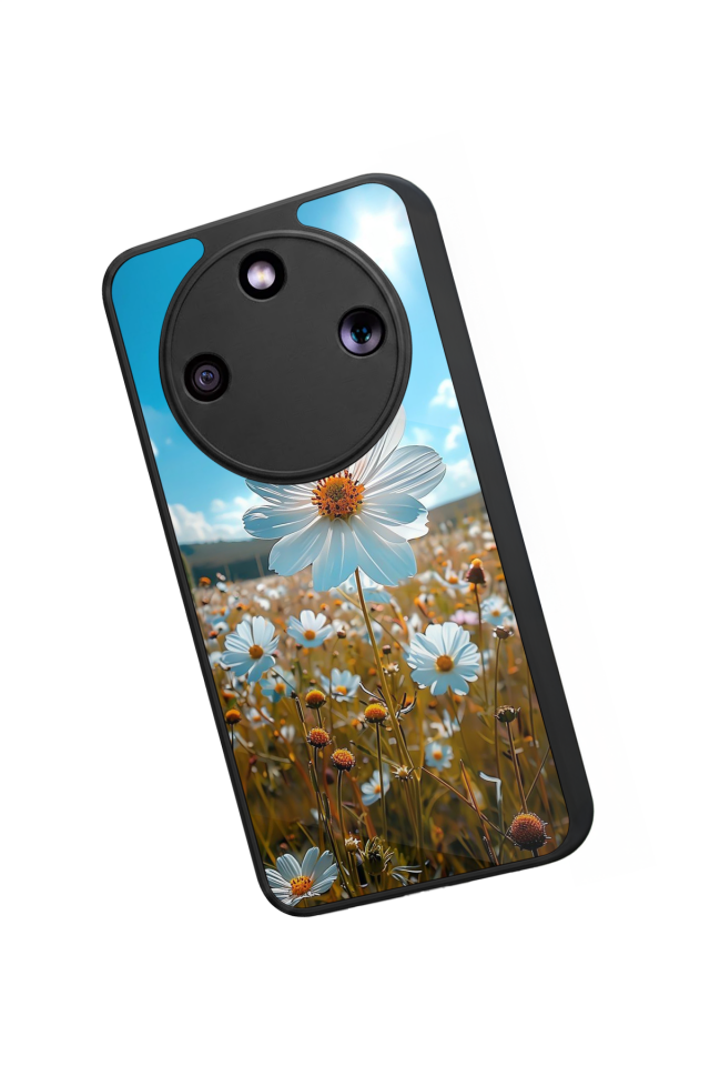 Honor Magic 8 Lite Uyumlu Cicek Tasarımlı Glossy Premium Kılıf