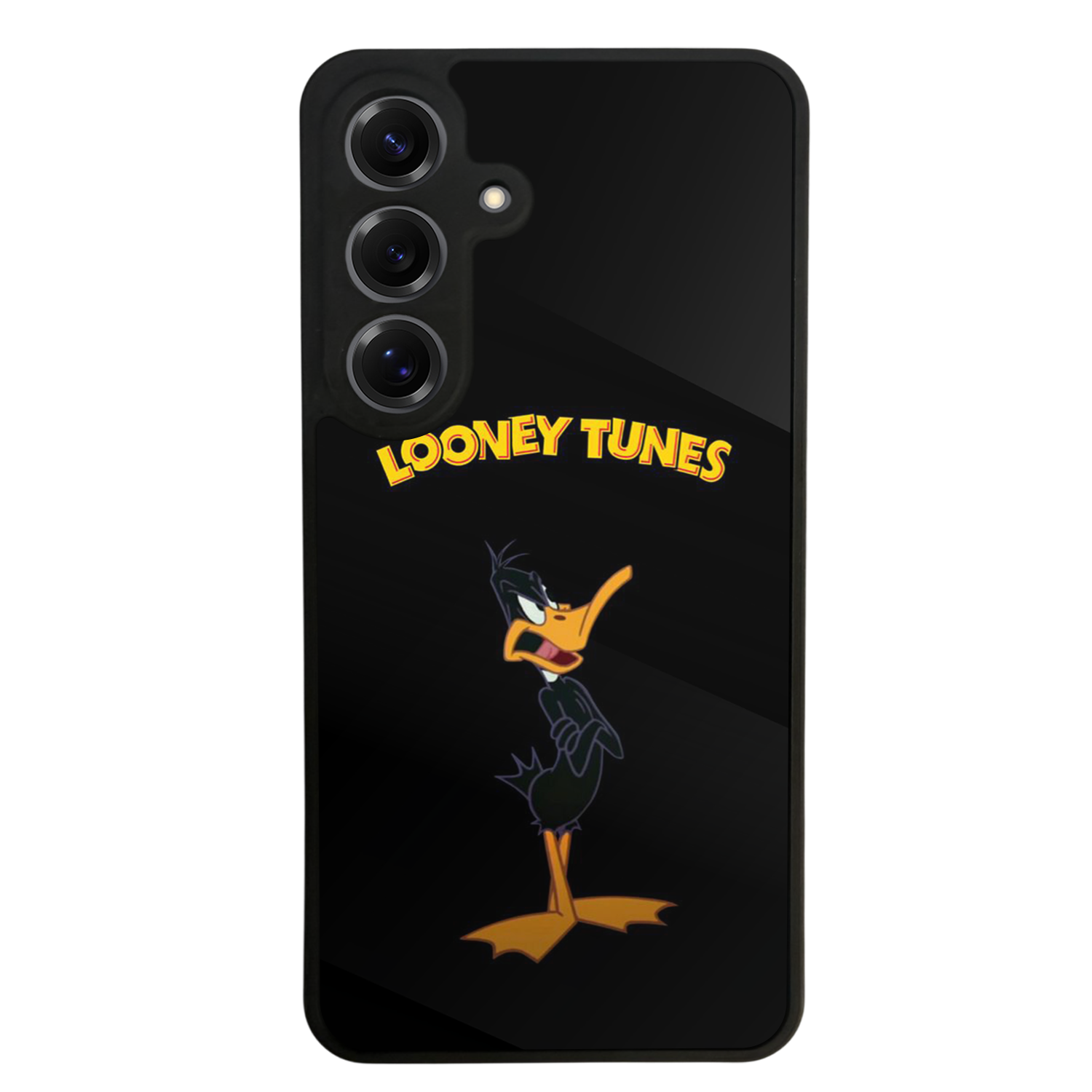 Samsung Galaxy S25 Uyumlu Daffy duck Tasarımlı Glossy Premium Kılıf