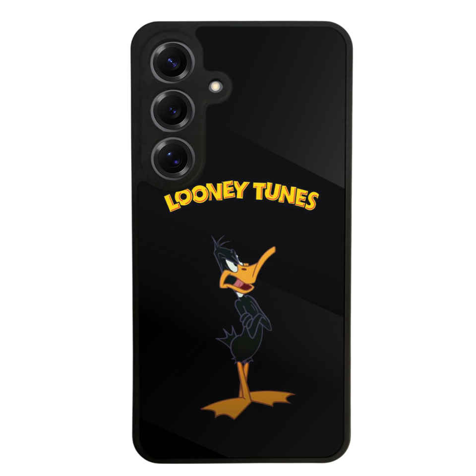 Samsung Galaxy S25 Uyumlu Daffy duck Tasarımlı Glossy Premium Kılıf