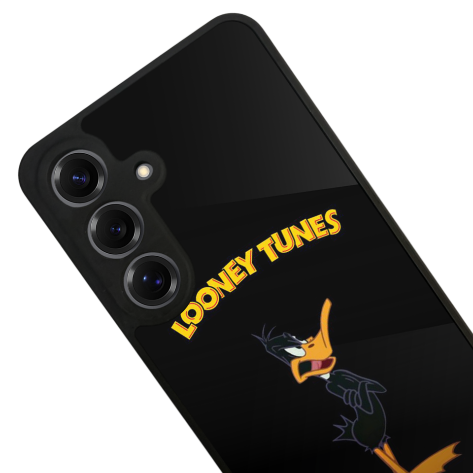 Samsung Galaxy S25 Uyumlu Daffy duck Tasarımlı Glossy Premium Kılıf