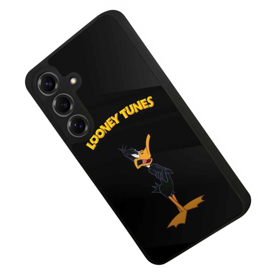 Samsung Galaxy S25 Uyumlu Daffy duck Tasarımlı Glossy Premium Kılıf