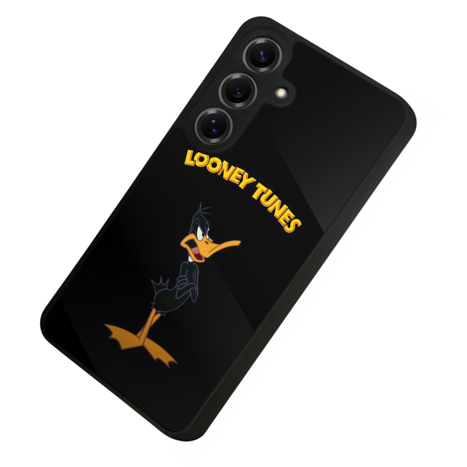 Samsung Galaxy S25 Uyumlu Daffy duck Tasarımlı Glossy Premium Kılıf