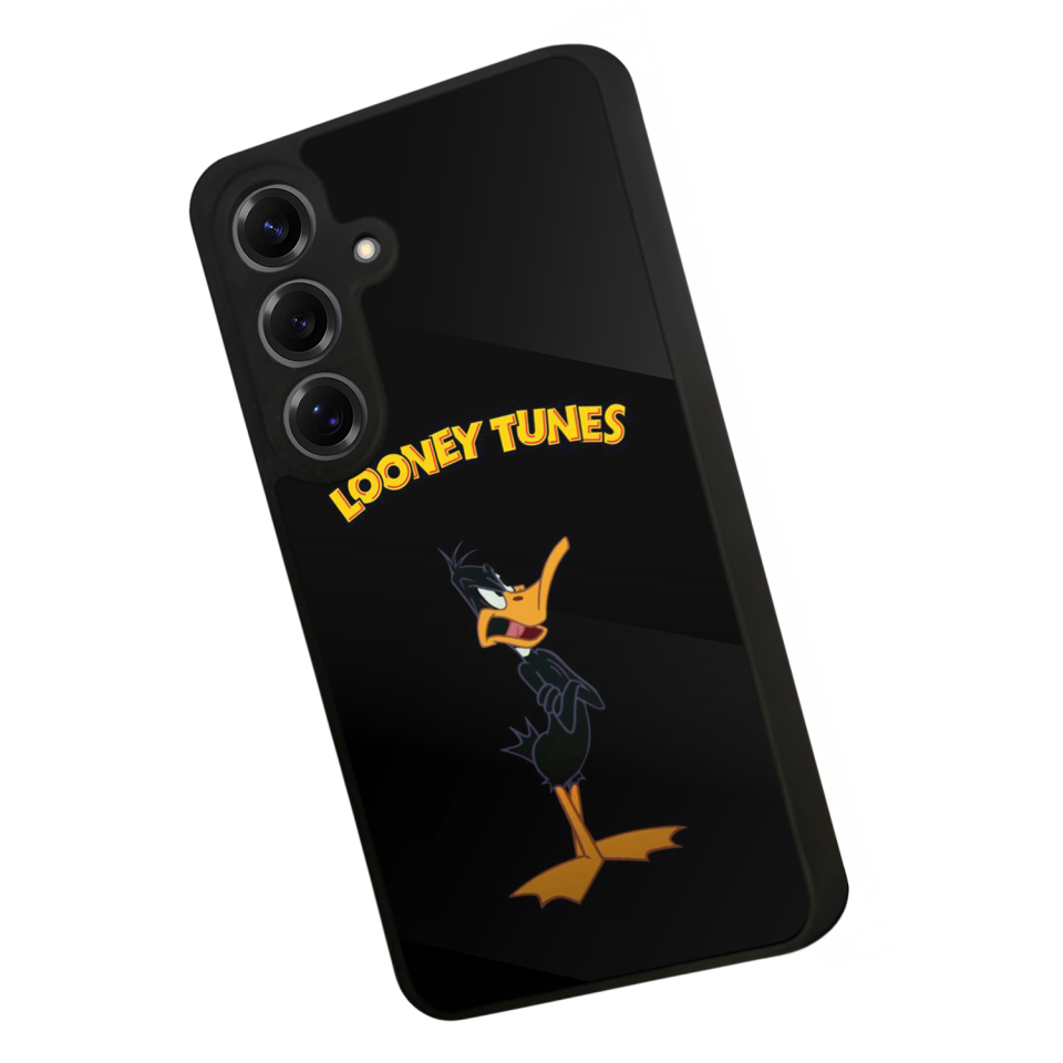 Samsung Galaxy S25 Uyumlu Daffy duck Tasarımlı Glossy Premium Kılıf