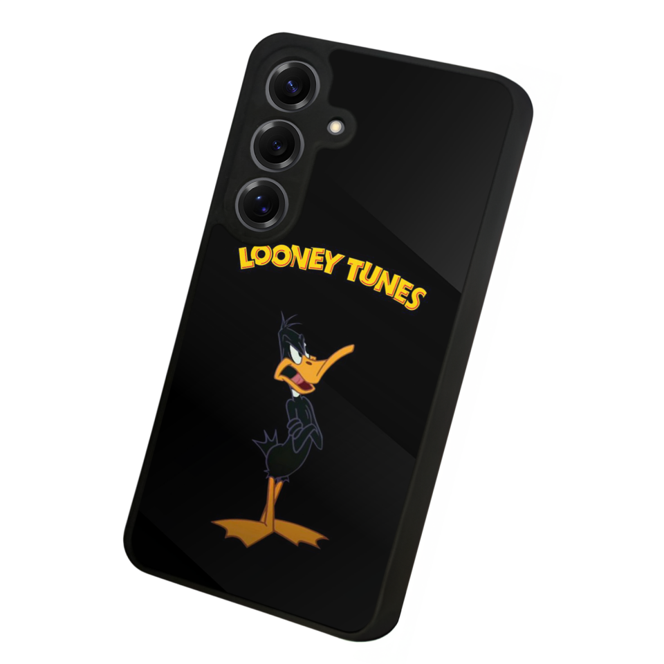 Samsung Galaxy S25 Uyumlu Daffy duck Tasarımlı Glossy Premium Kılıf