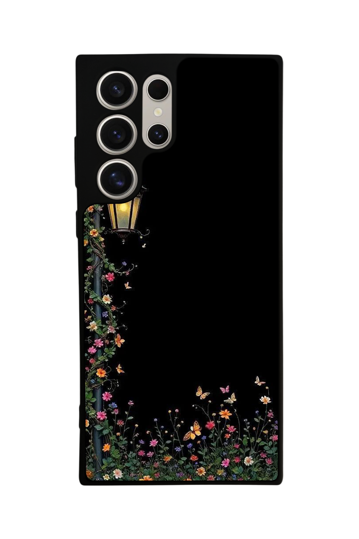 Samsung Galaxy S22 Ultra Uyumlu Floral Tasarımlı Glossy Premium Kılıf