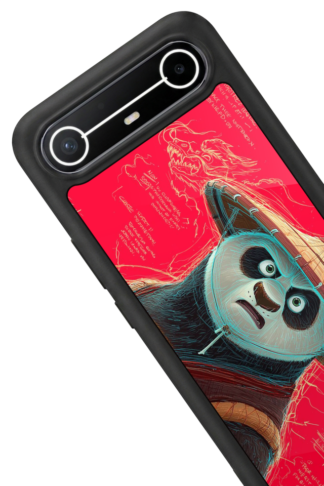 Tecno Spark Slim 5G Uyumlu Kung Fu Panda Tasarımlı Glossy Premium Kılıf